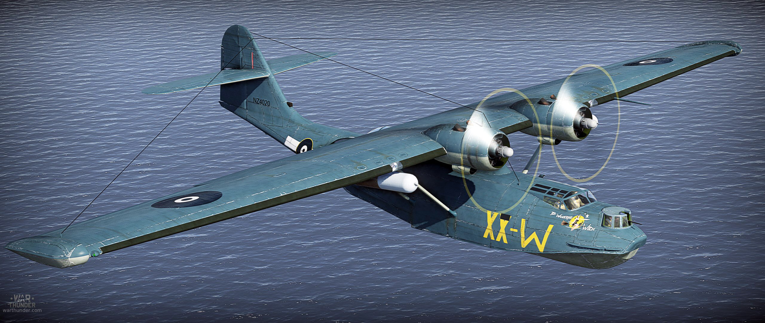 RNZAF PBY-5 Catalina NZ 4020 XX-W “The Wandering Witch” 6   1944  